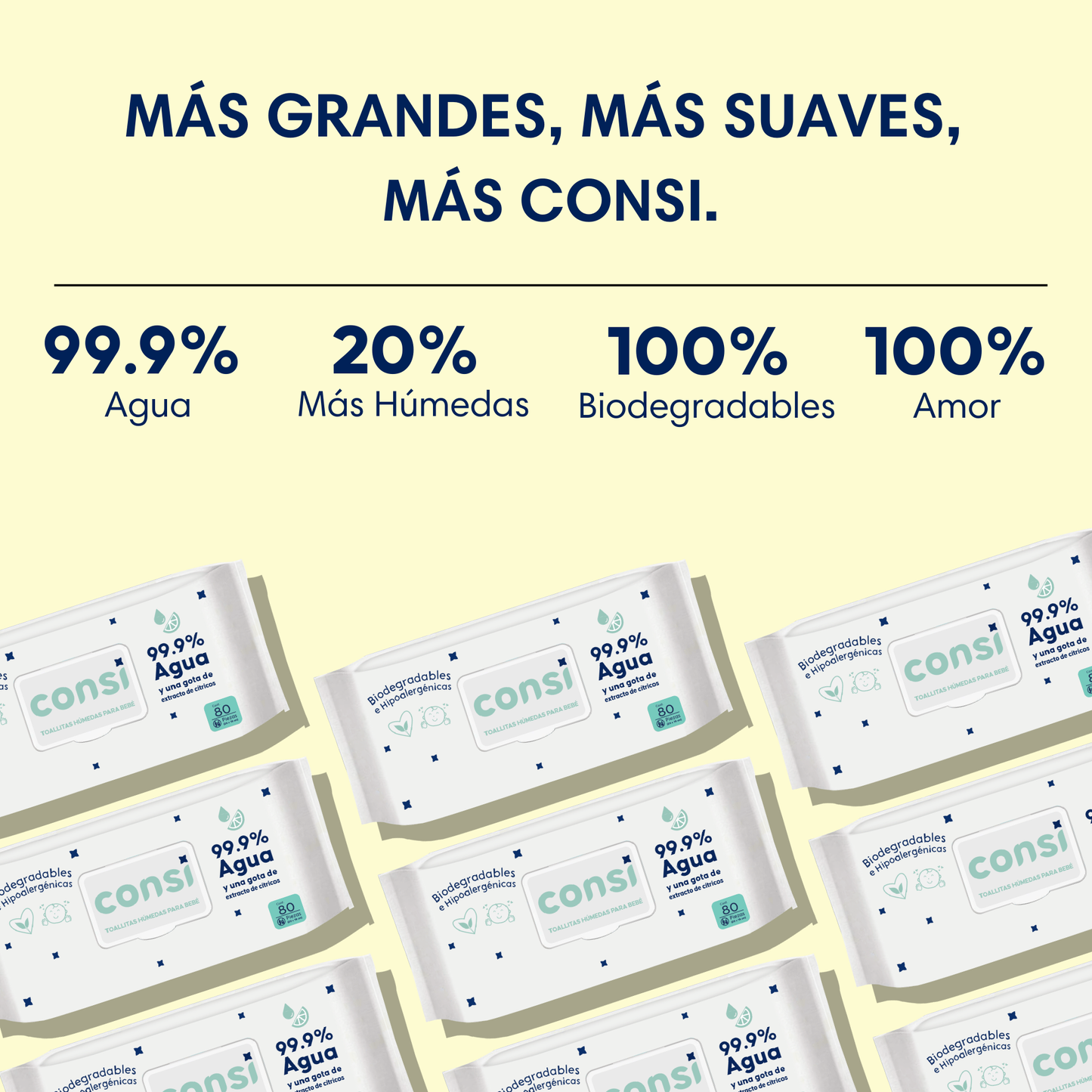 Toallitas Húmedas Para Bebé - 12 Paquetes