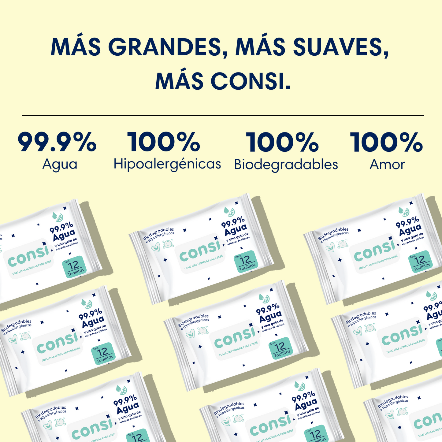 Toallitas Húmedas Para Bebé - Travel Pack | 12 Pack (12 Toallitas Cada Uno)