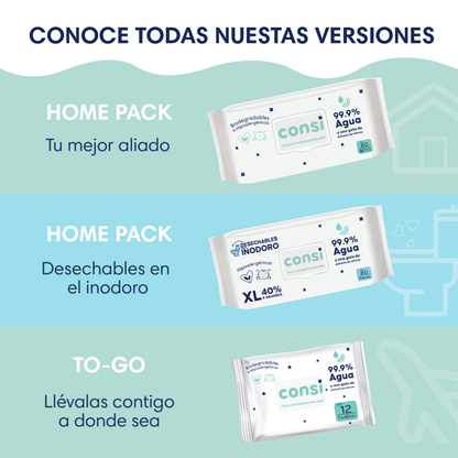 Toallitas Húmedas Para Bebé - 3 Paquetes